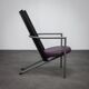 Pair of postmodern armchairs with side table (1980s)