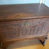 Buffet in Cedar from Lebanon and Aleppo pine from the 1950s
