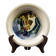 Accolay – glazed earthenware plate with abstract Cépamine decoration – 1970s