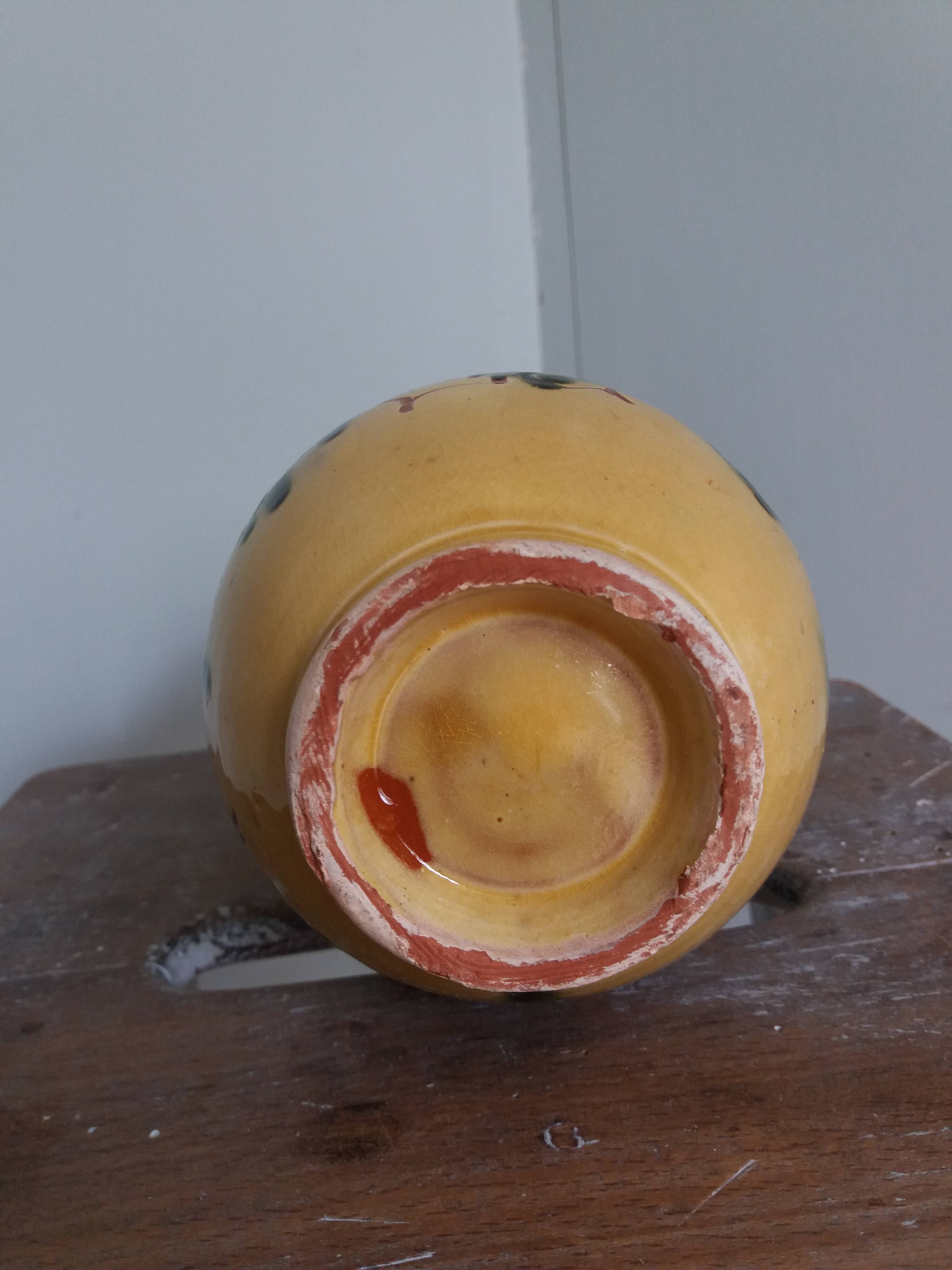 Safi Morocco ceramic vase