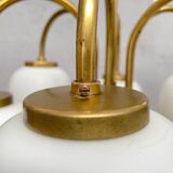 Danish Modernist 6 Arm Chandelier by LYFA