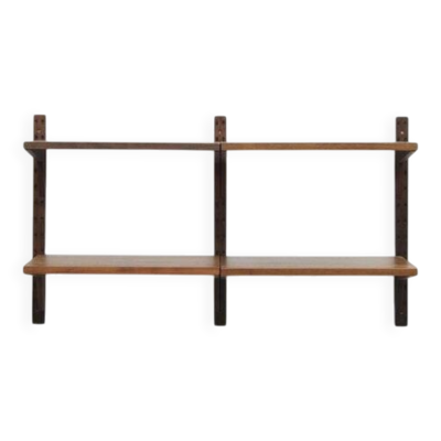 Étagère vintage Royal System en noyer par Poul Cadovius, 1950