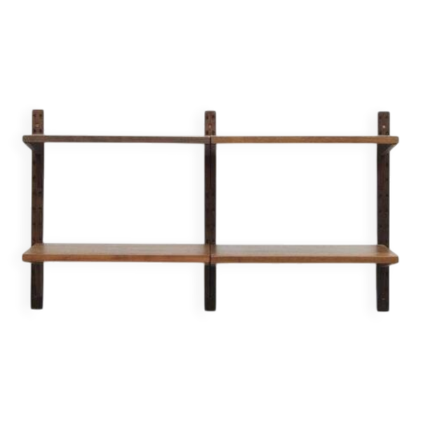 Étagère vintage Royal System en noyer par Poul Cadovius, 1950