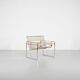 "B3 Wassily" armchair in fabric by Marcel Breuer for Gavina, 1925.