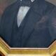 Pastel portrait of man signed Theophile Emmanuel Duverger 1861