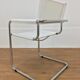 Fauteuil en cuir blanc