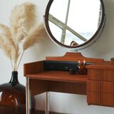 Dressing table - round mirror - 60s