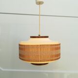 Plastic suspension and rattan