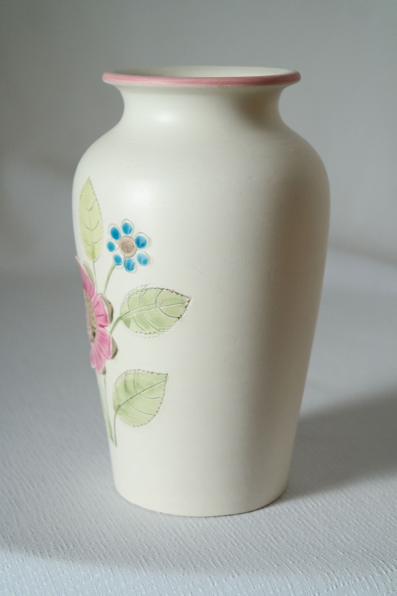 Vintage ceramic flower vase Italy Cadorev