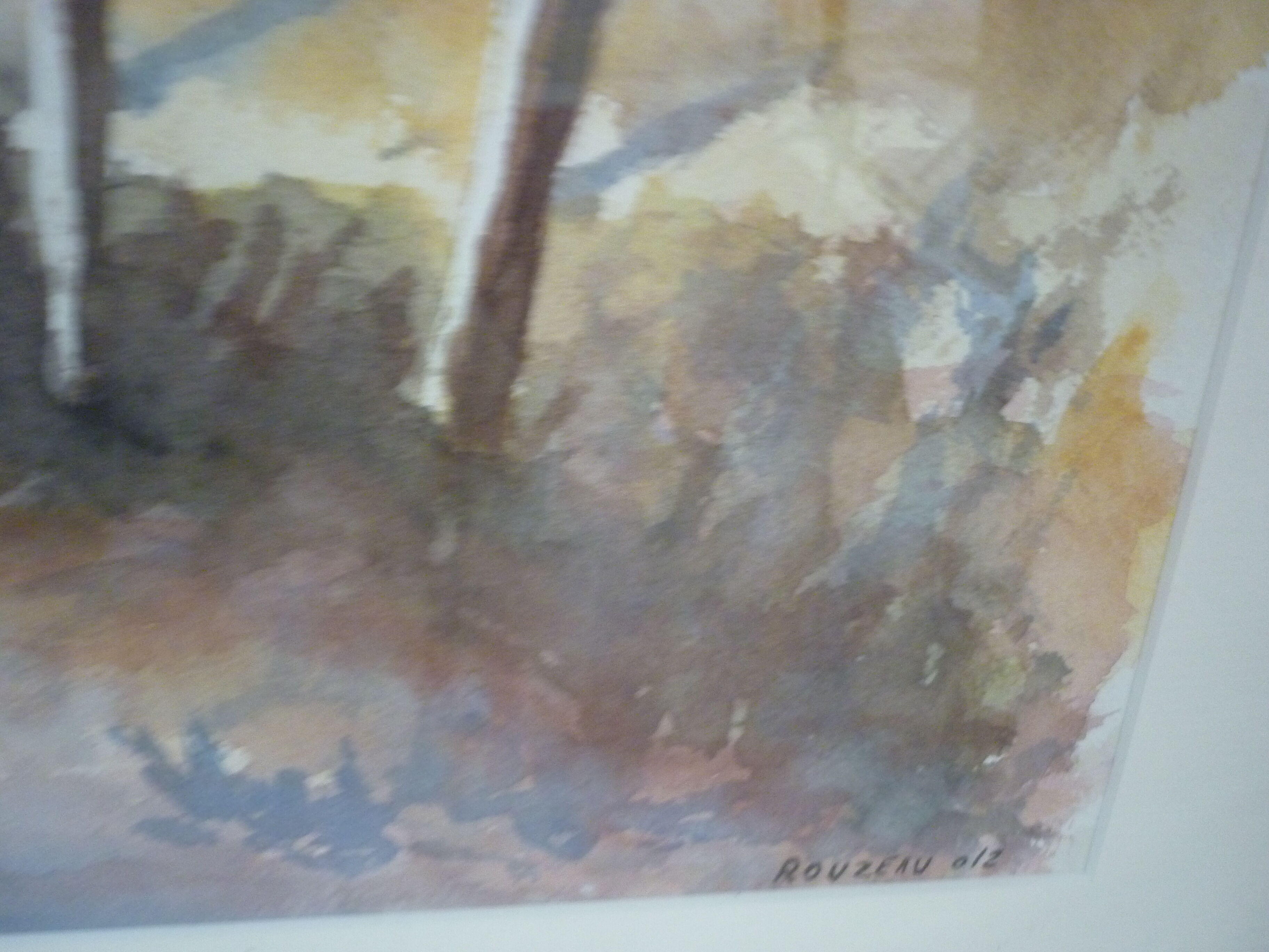 Watercolor painting by the sea boats