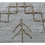 Hemp and wool carpet 120x180 ethnic motifs