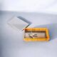 Lucite and rattan vanity box, Christian Dior style, Italy 1970s