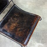 4 fauteuils en fer forgé
