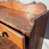 19th-century asymmetrical shelves estaminet display