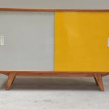 Buffet Commode U 452 jaune par Jiri Jiroutek pour Interier Praha 1960