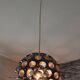 Space-age aluminum pendant light