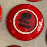 Dessert plates Cérenne Vallauris