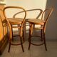 High bar chair in wickerwork