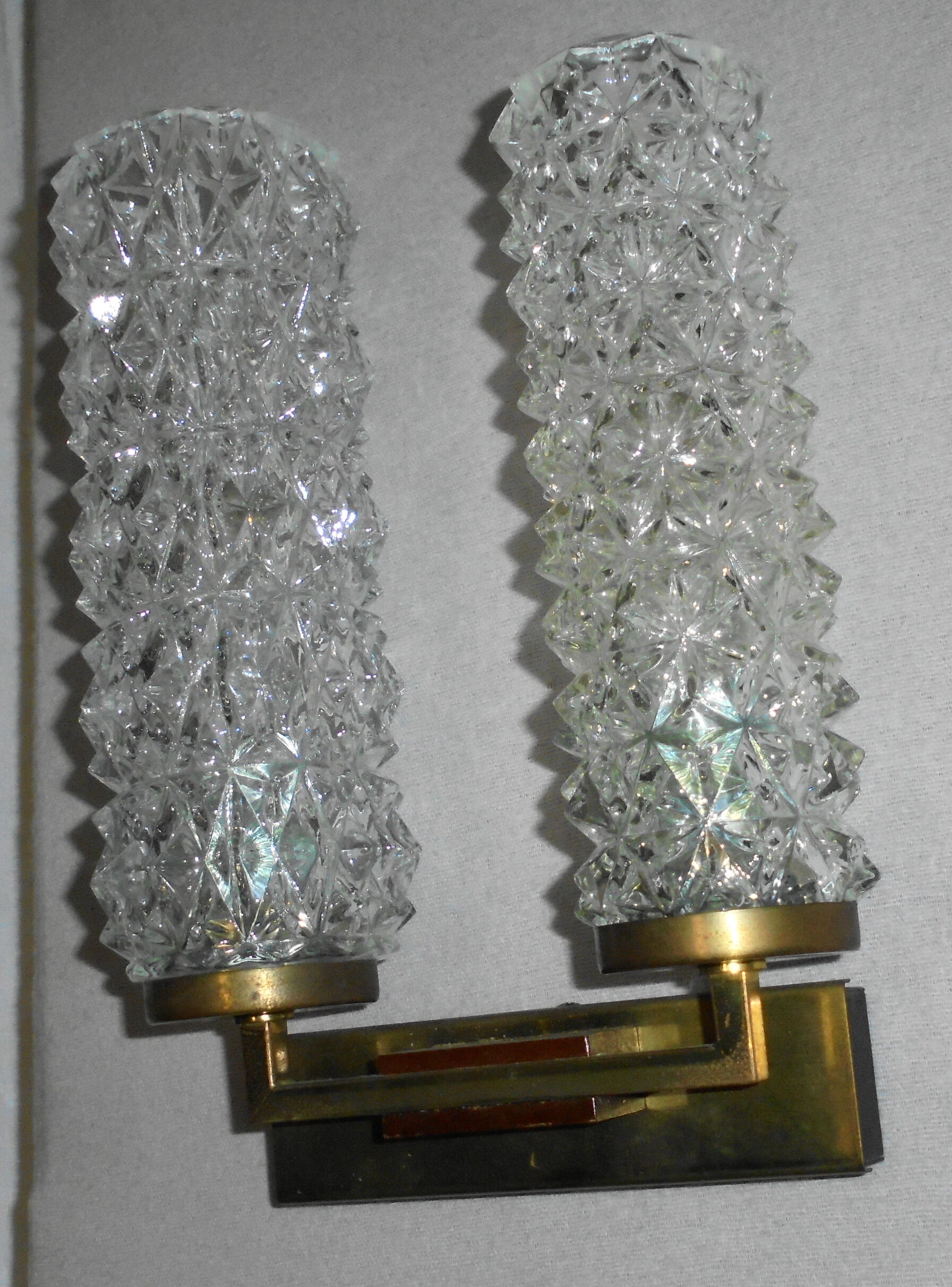 Pair of Scandinavian wall lamps from the 70s