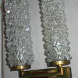 Pair of Scandinavian wall lamps from the 70s