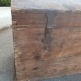 Former bulging privateer's trunk in 18th century fir