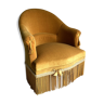 Ocre toad armchair