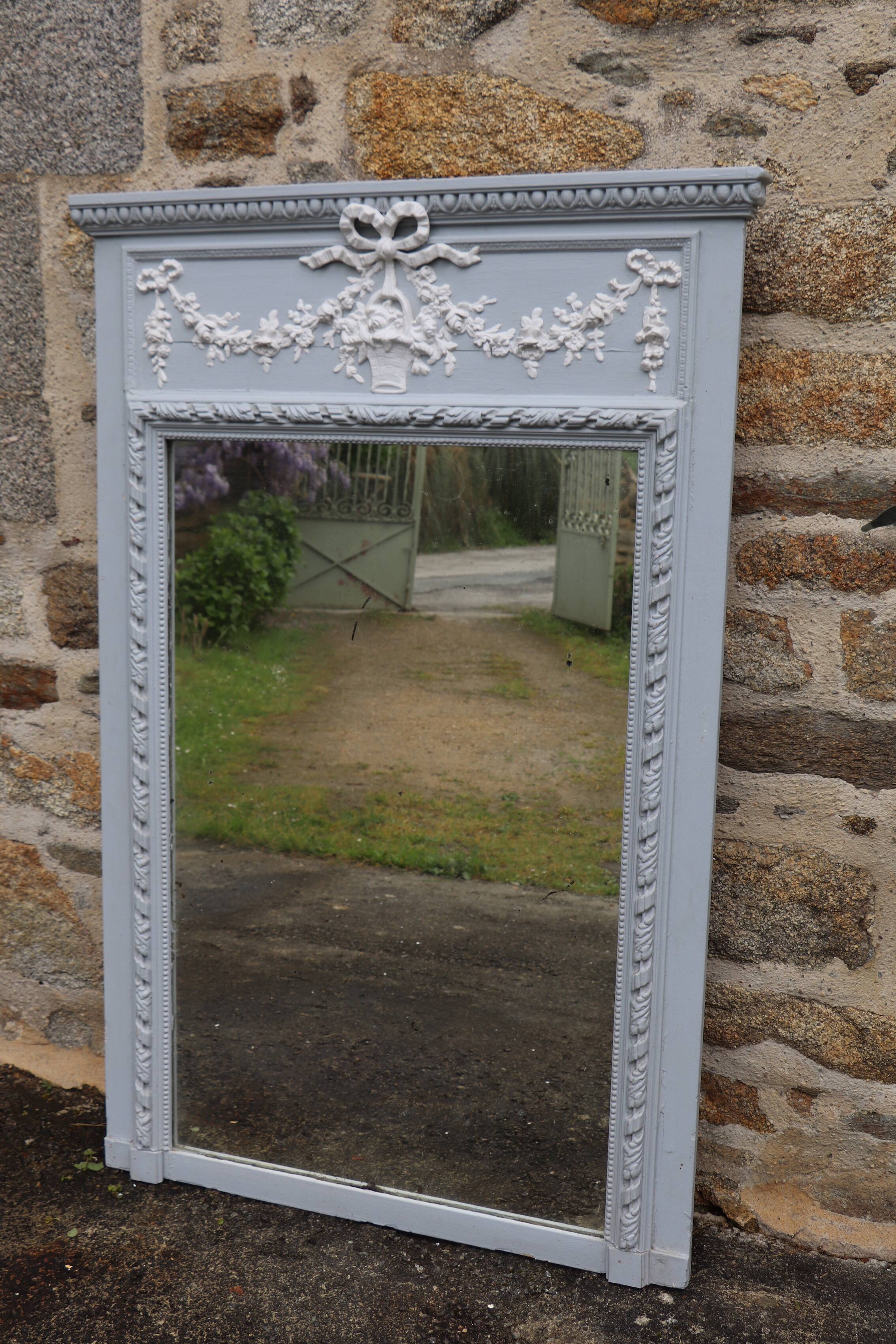 Ancient trumeau - mirror 157x105cm