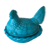 Poule en porcelaine terrine