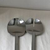 2 new vintage Stockholm Boda Nova Salad Spoons