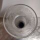 Daum Nancy France frosted glass vase signed