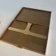 Vintage 1960s gold-plated cigarette case from France - 13 x 10 cm
