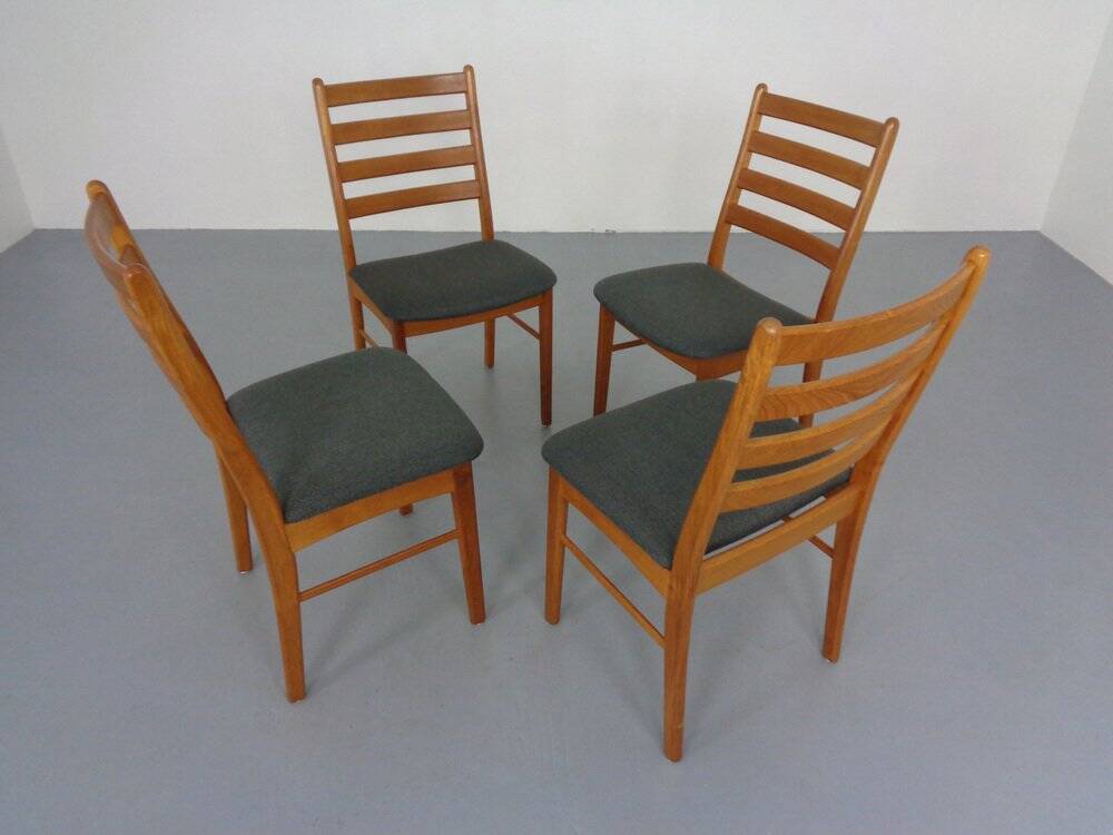 Danish Teak Dining Chairs by Korup Stolefabrik, 1970s, Set of 4