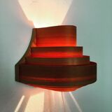 Wooden wall lamp