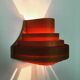 Wooden wall lamp