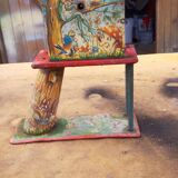 Antique Toy Clock in Tole from the 50s