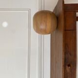 Brutalist wooden vase