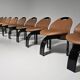 Set of 10 "Sail" dining chairs by Giovanni Offredi for Saporiti, 1973.