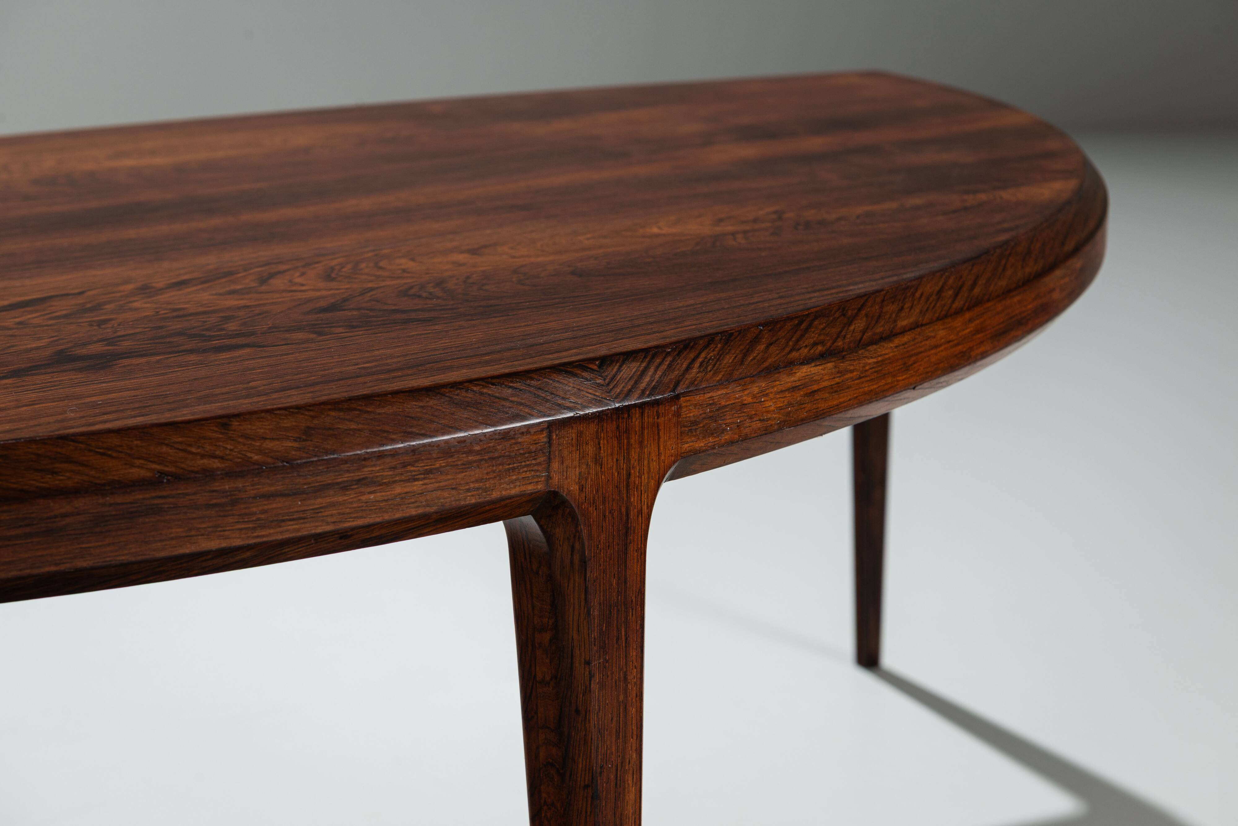 Johannes Andersen rosewood coffeetable for Silkeborg