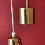 Swedish MidCentury Brass Ceiling Lamps by Hans-Agne Jakobsson for Markaryd
