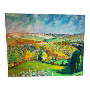 Paysage de vallée et