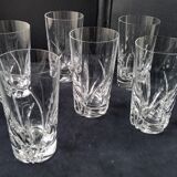 6 Verres à orangeade en Cristal de Sèvres