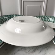 Lot of 6 hollow plates digoin sarreguemines model "leïla" years 30-40