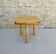 Solid wood tripod stool, 70s