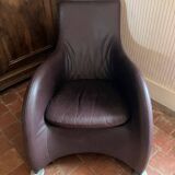 Montis Armchair by Gerard Van den Berg Plum