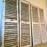 4 patinated shutters