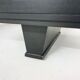 Bureau exécutif en bois noir, années 1960