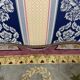Louis XV style upholstered bed