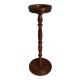 Turned wooden ashtray holder