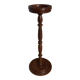 Turned wooden ashtray holder