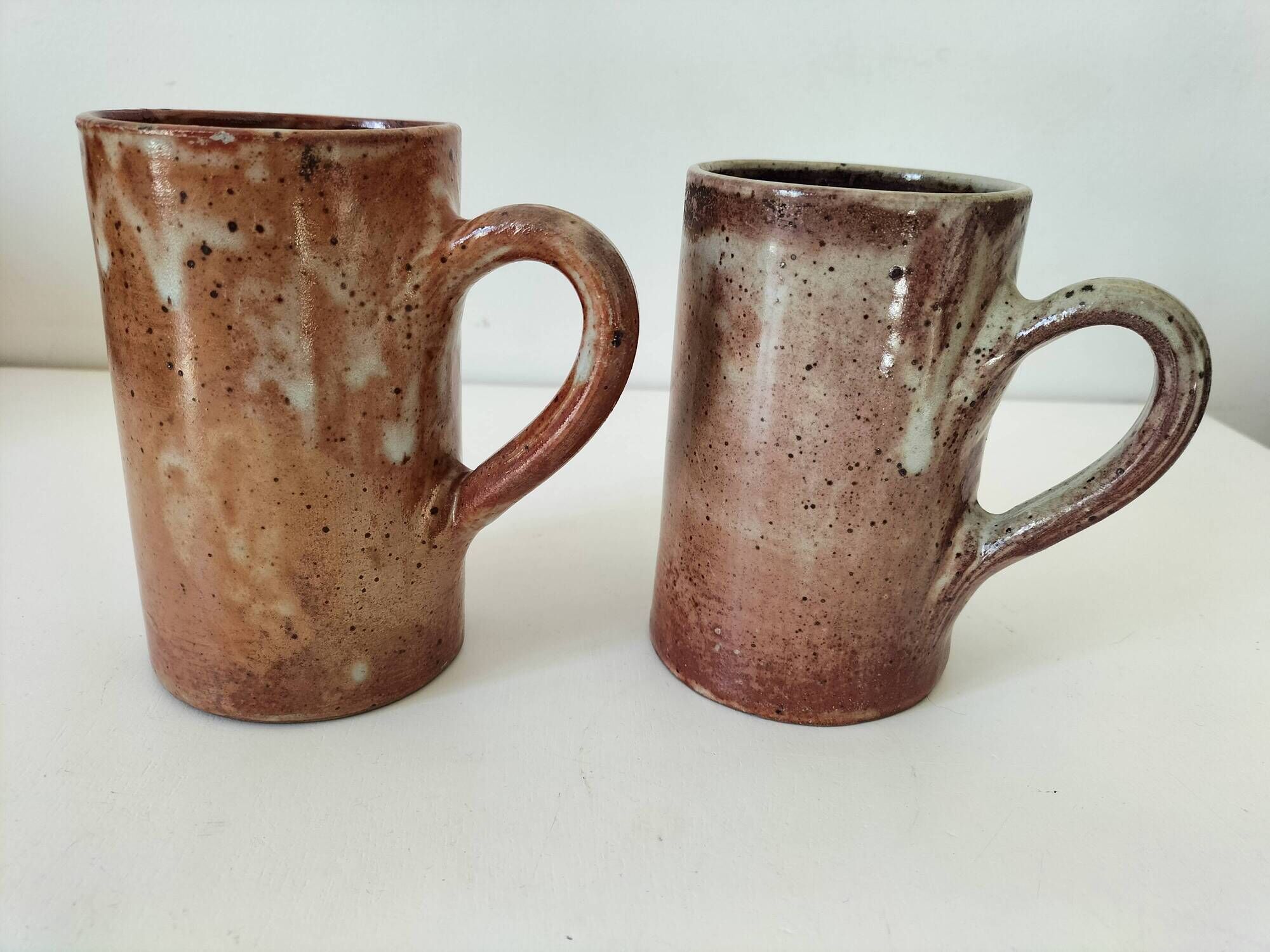 Duo grands mugs grès